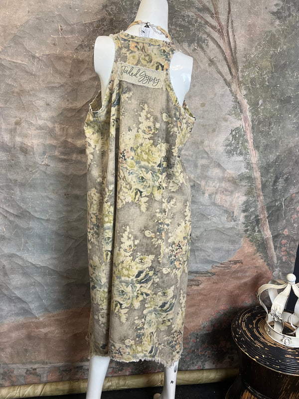 JG-Fruitful Endeavors Tank Dress-Vintage Floral