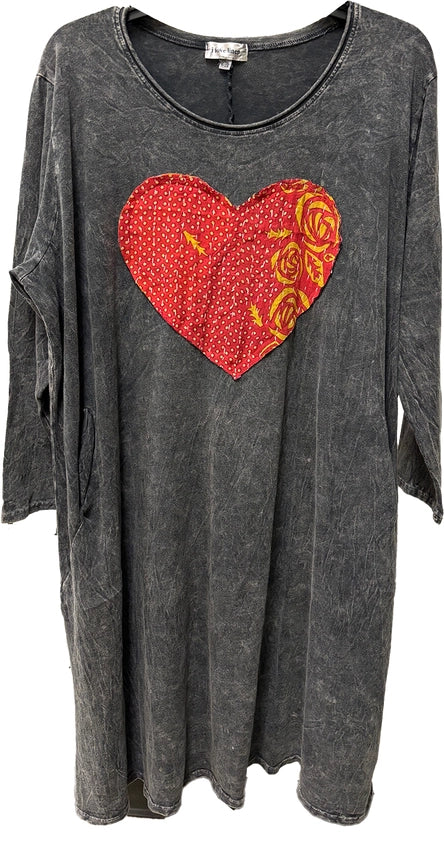 Romance Story T-Shirt Dress-#1