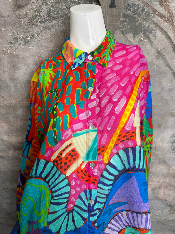CP-92527 Abstract Blouse