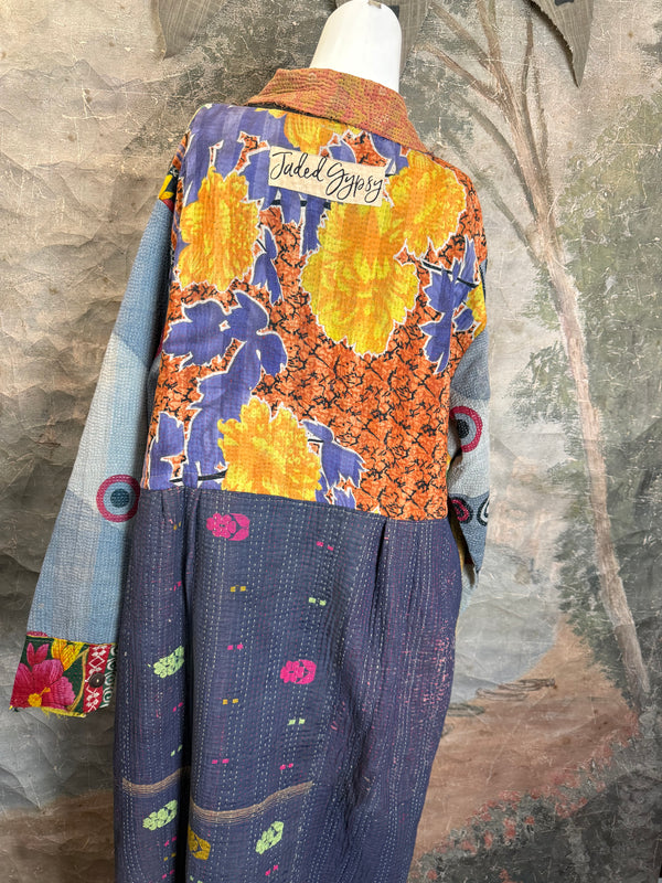 JG-183 Kantha Sunrise Coat-MIX 6