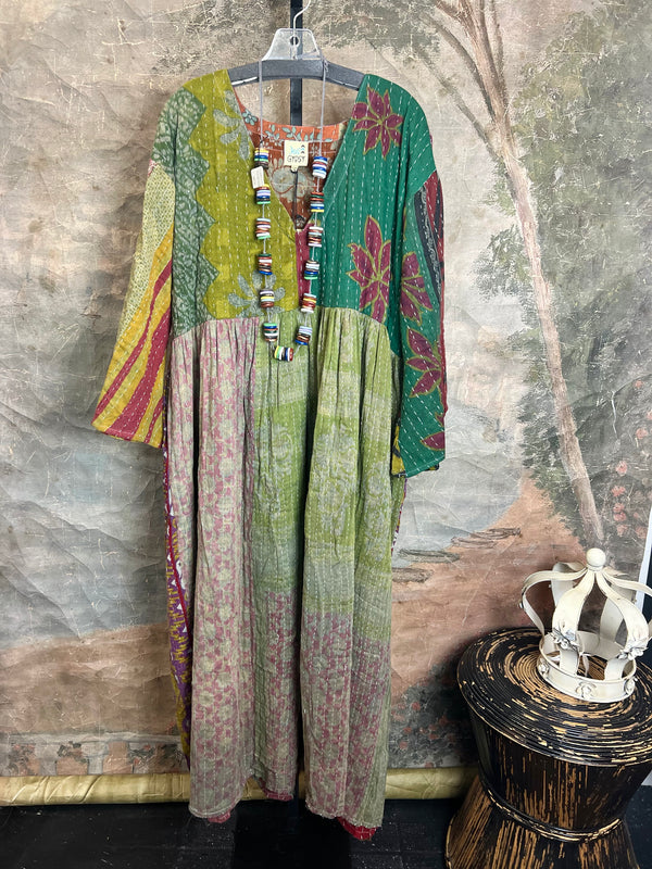 JG-156 Kantha Sunrise Dress-Mix 1