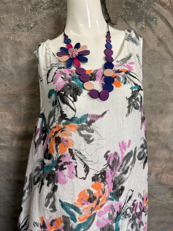 MP-MD1041 Dress W/Ruffle-OFFWHITE7