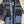 Load image into Gallery viewer, Black bandana paisley quilted cardigan jacket with denim trim pockets and snap buttons, long boho kimono style - 8
