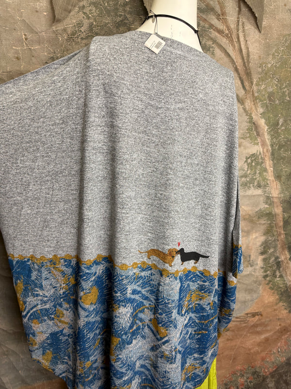 T721T Oversized Dolman Slv Top-Self Care