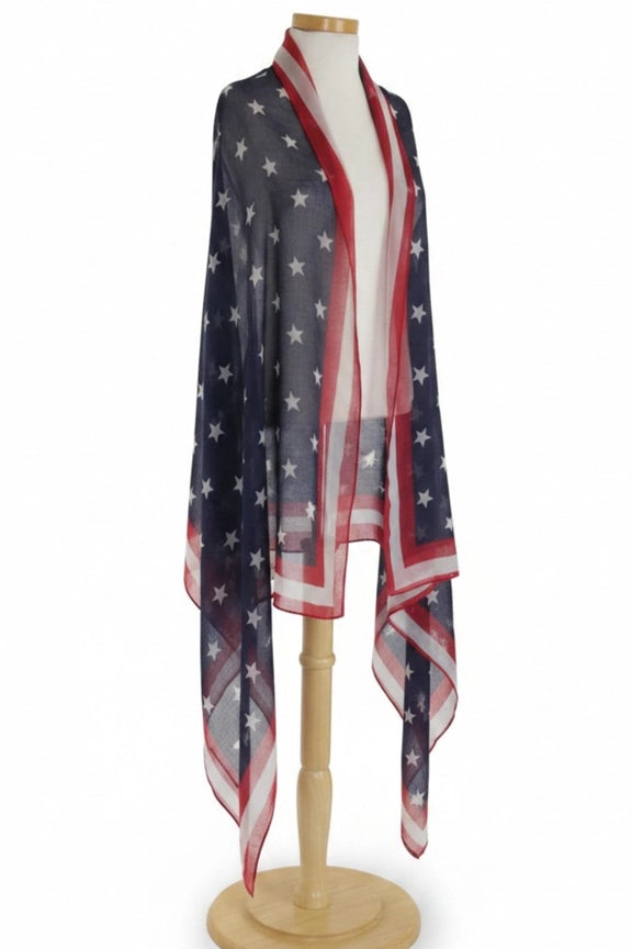MC31 Vintage America Flag Vest