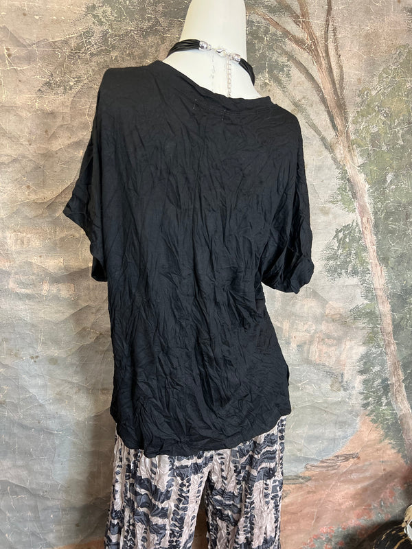 25063 Crinkle Dolman Slv Top