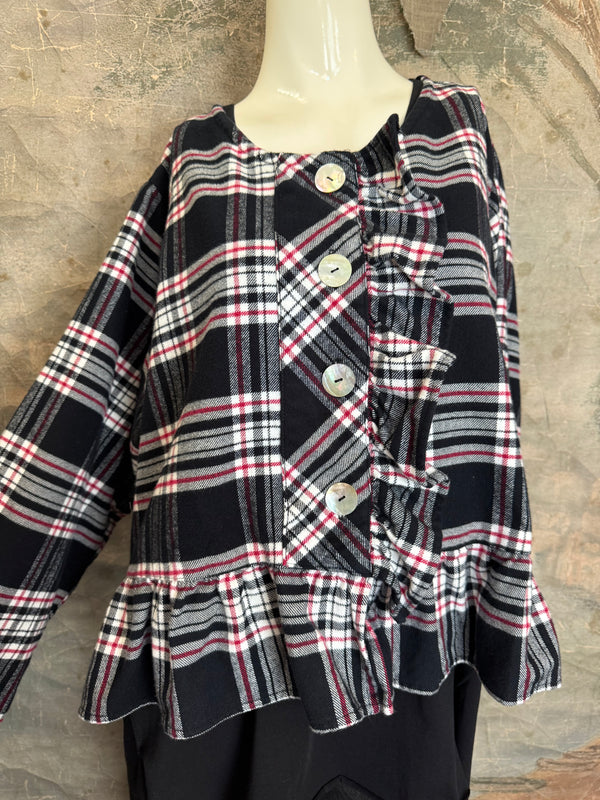 5805 Abbys Flannel Jkt/Top