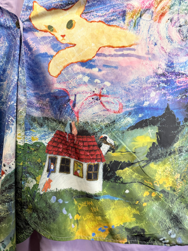 Inoah's Artful 2 Look Raincape-Cats Dream
