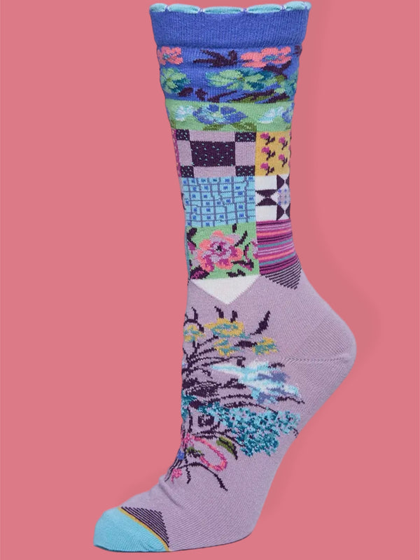 WW13 American Quilt Socks-sweet pinks