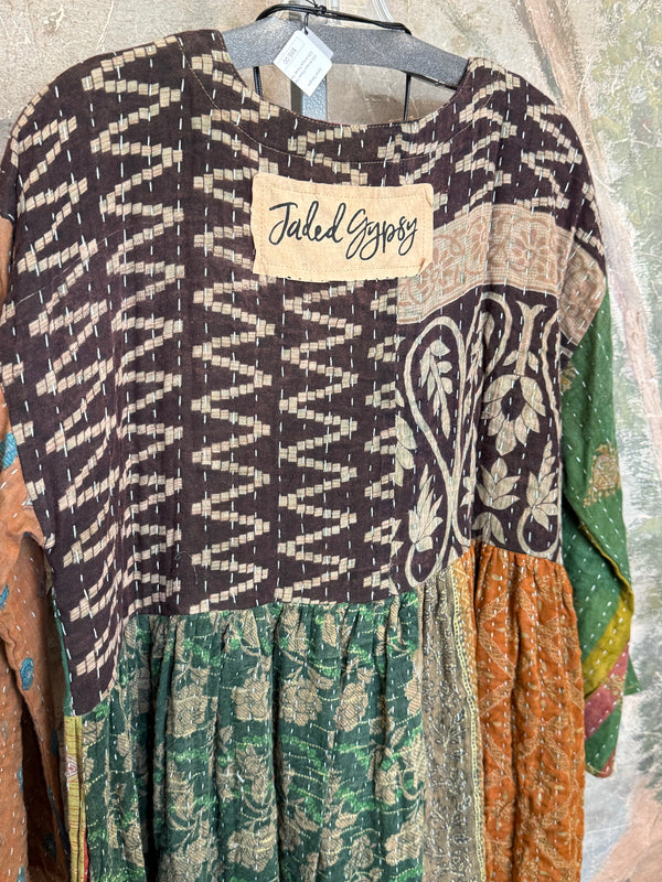 JG-156 Kantha Sunrise Dress-2 MIX