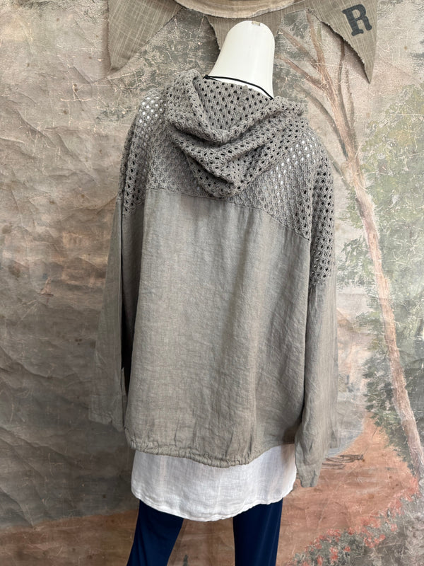 92076 Mix Net Jacket-Mud