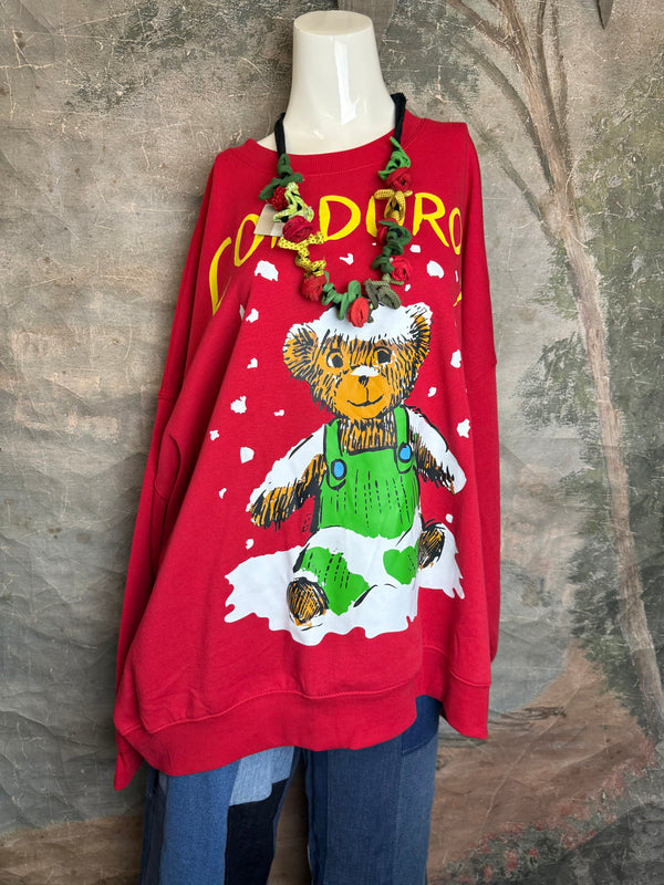 Corduroy Bear X-Mas Sweatshirt