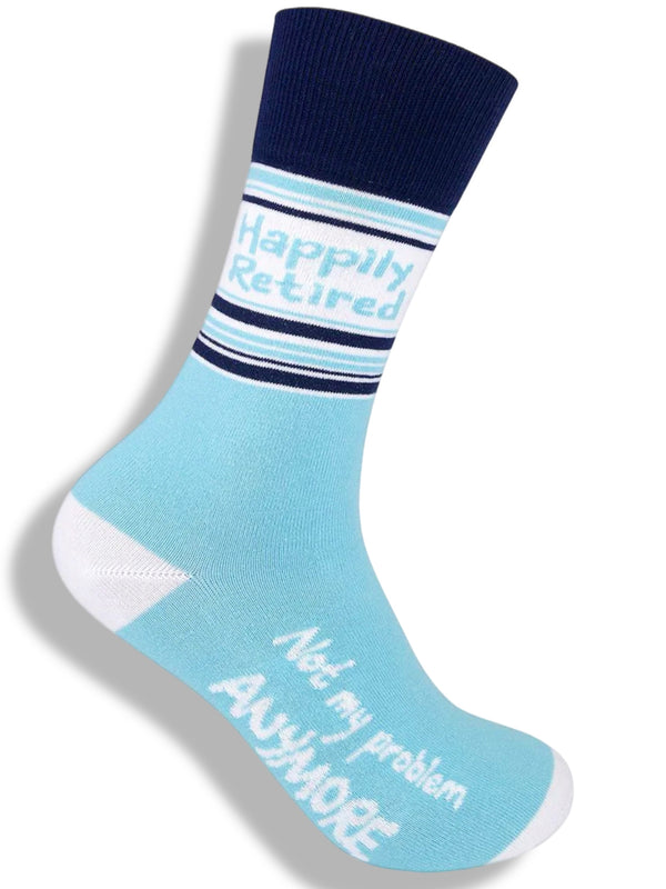 Art To Wear Novelty Socks-Happily Retired