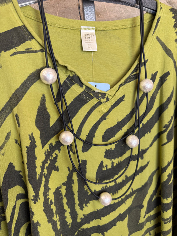 715CL-Zebra Oversized Tunic Tee-SPUD