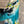 Load image into Gallery viewer, 7063V Block Dyed Justly Top-TURQ MIX
