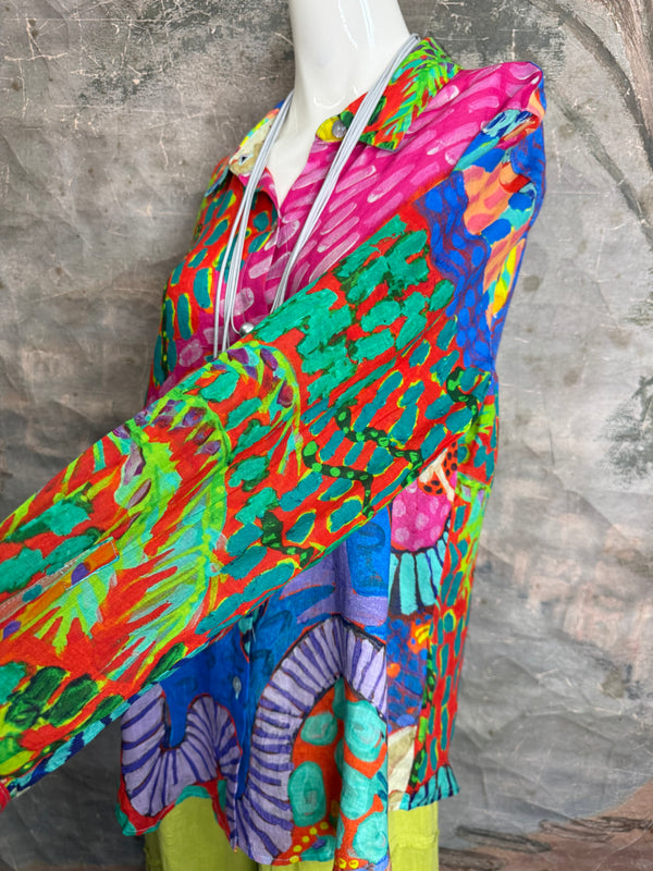 CP-92527 Abstract Blouse