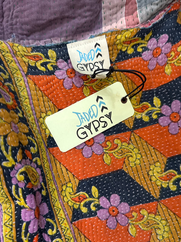 JG-183 Kantha Sunrise Coat-Mix 2