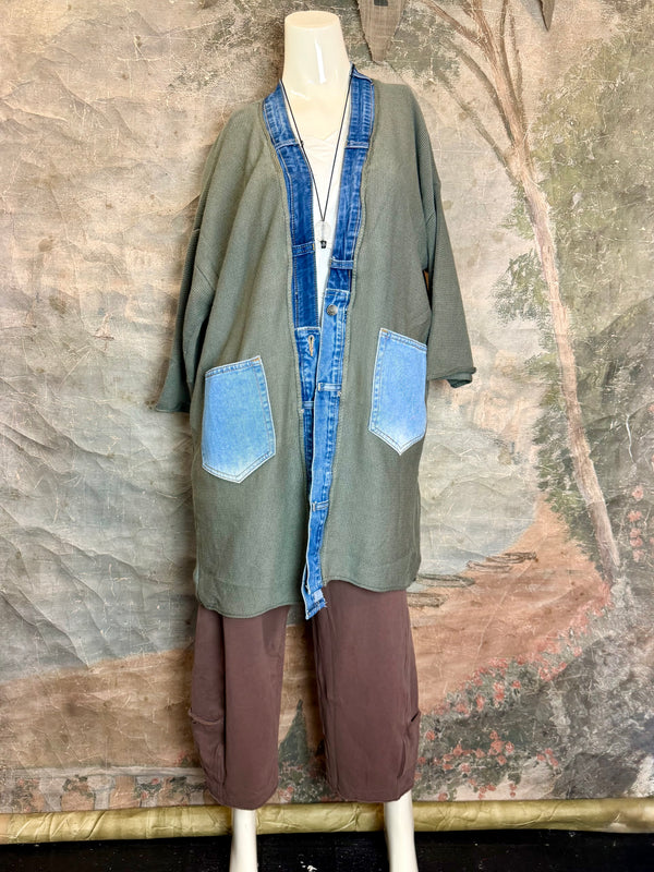 5547 Cotton/Denim Love Cardigan