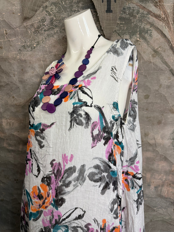 MP-MD1041 Dress W/Ruffle-OFFWHITE7