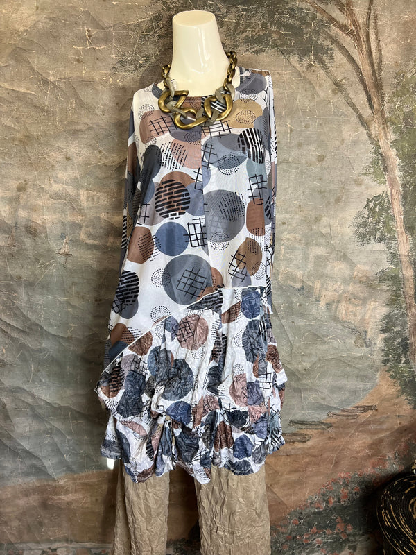 25071 Mesh Print Toppper