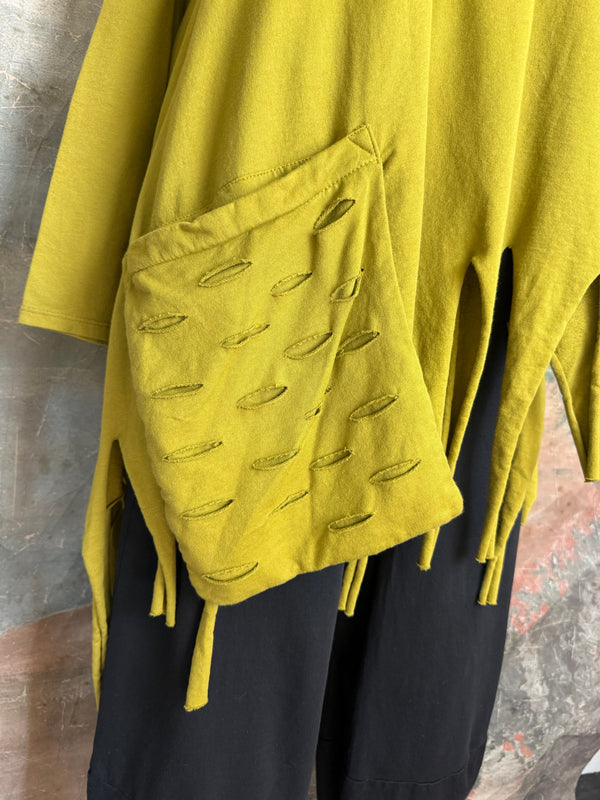 1231-62 Laser Pullover Hoodie-olive/Kiwi