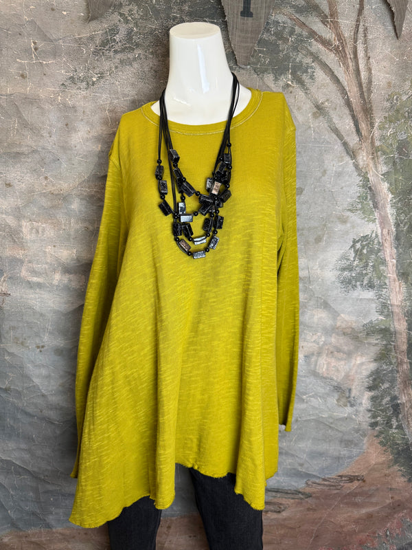 1050-88 Cotton Knit Angel Tee-KIWI