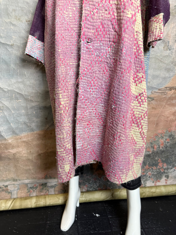 JG-183 Kantha Sunrise Coat-MIX 5