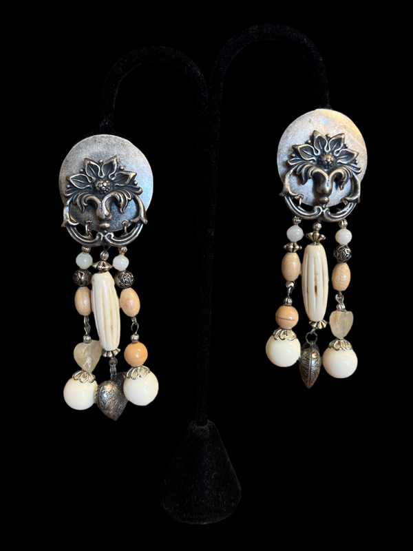 000BCJ Artisan Clip on Earrings