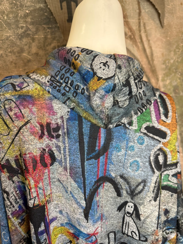 T134T Cowlneck Poncho Top-Coco