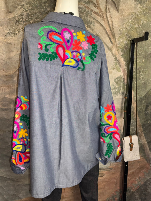 TD25008 Fiesta Denim BF Shirt