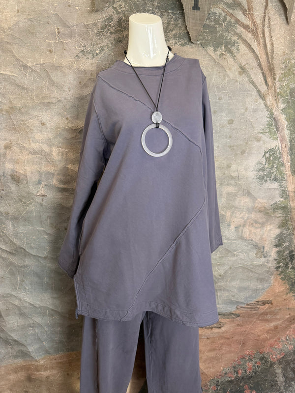 A2996202 L/Slv FE Top-Stable Blue