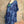 Load image into Gallery viewer, 91307T-62 Ruffle Tie-Dye Tunic-Blue
