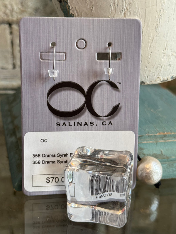 358 Drama Syrah Earrings
