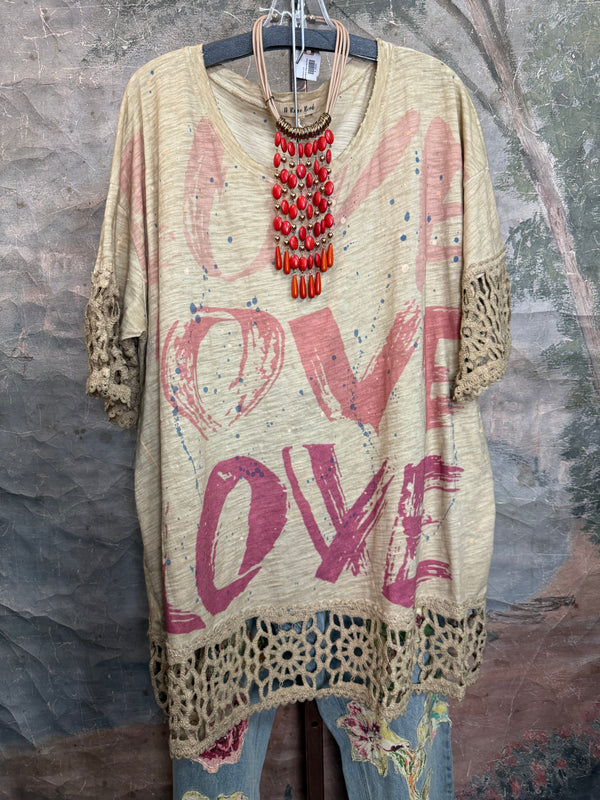 A26 Art-To-Wear LOVE Poem Shirt