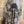 Load image into Gallery viewer, Oversized gray cat print crew pullover tunic with abstract art design on mannequin, styled with olive skirt and neon nec - 10
