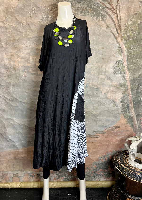 25072 Euro Crush Mixed Dress