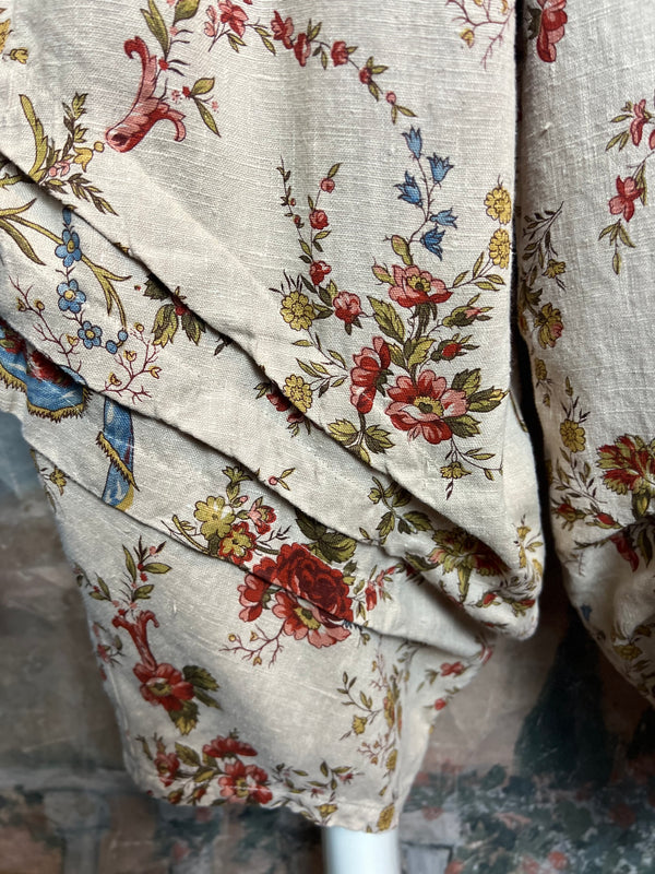 5516 Kristie Linen Tuck Pant-Victorian Rose