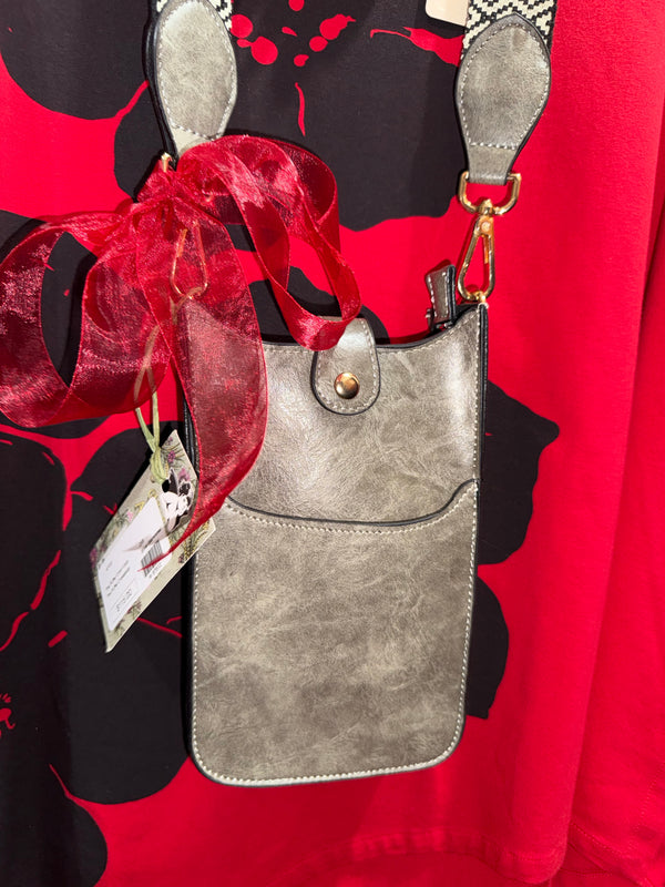 0003A Tall Tales Slim Vertical Crossbody Bag-Stone