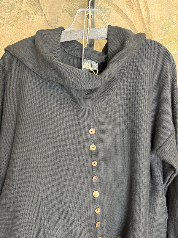 5586 Hailey Knit Pullover-Black