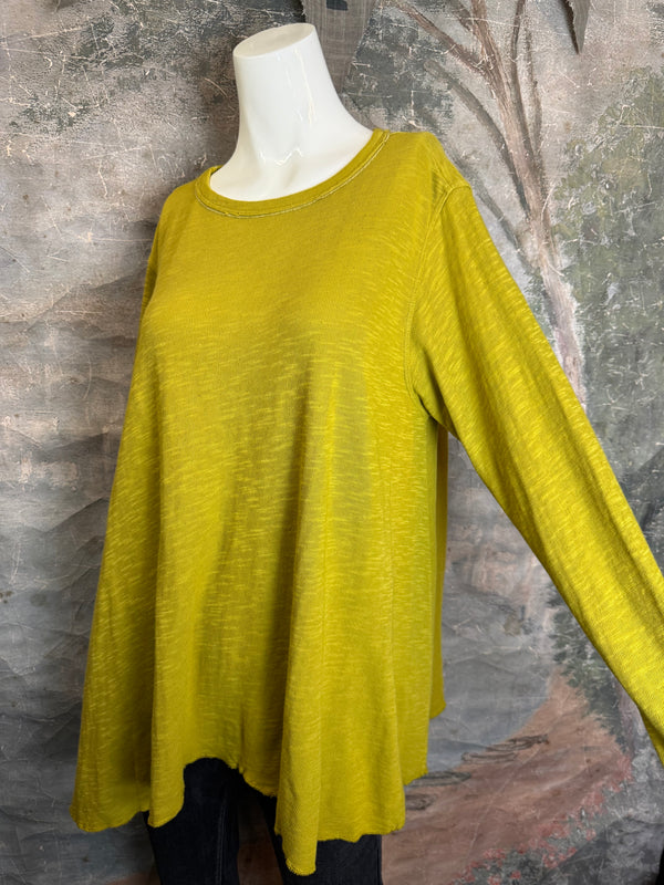 1050-88 Cotton Knit Angel Tee-KIWI