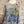 Load image into Gallery viewer, Gray oversized crew pullover sweater with colorful Nona's Kitchen interior scene print and abstract brushstroke details - 3
