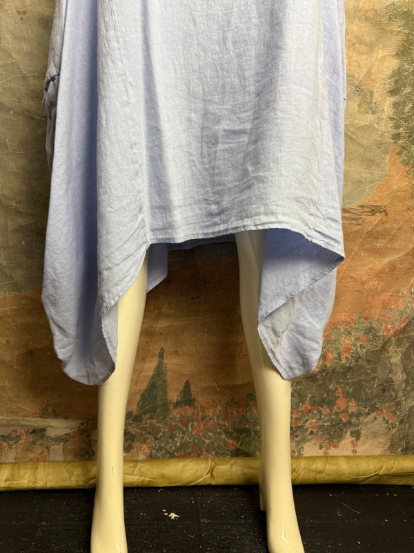 MP-HLD1066 Lagenlook Dress-Kentucky Blue