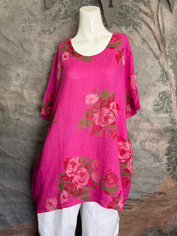 90645-62 Rose Pocket Tunic-St.Berry
