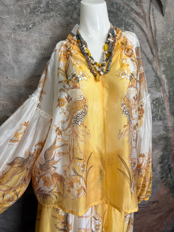 8870 Silk Artisan Blouse