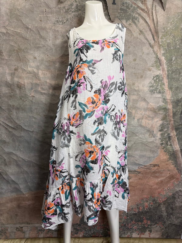 MP-MD1041 Dress W/Ruffle-OFFWHITE7