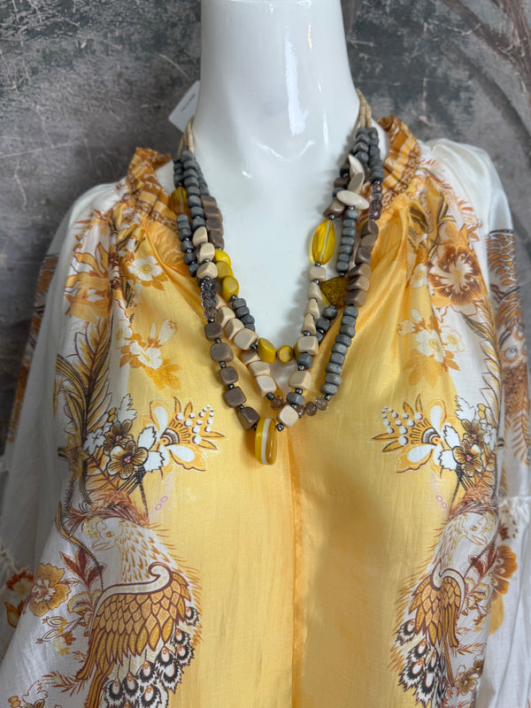 8870 Silk Artisan Blouse