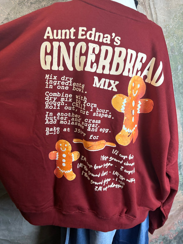 Gingerbread Recipe Sweatshirt