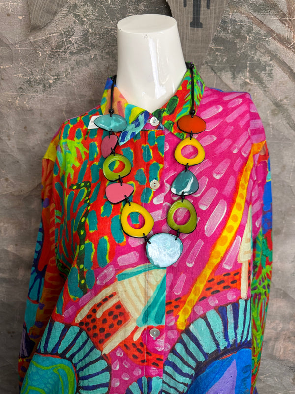 CP-92527 Abstract Blouse