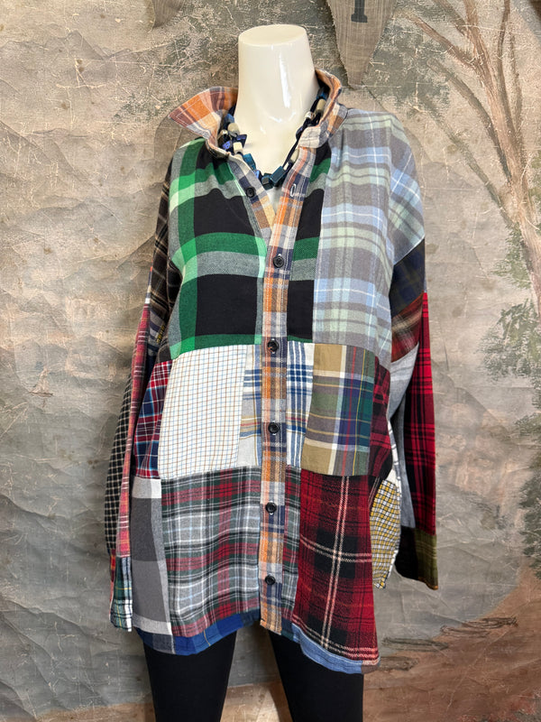 5620 Flannel PW BF Shirt- PW D