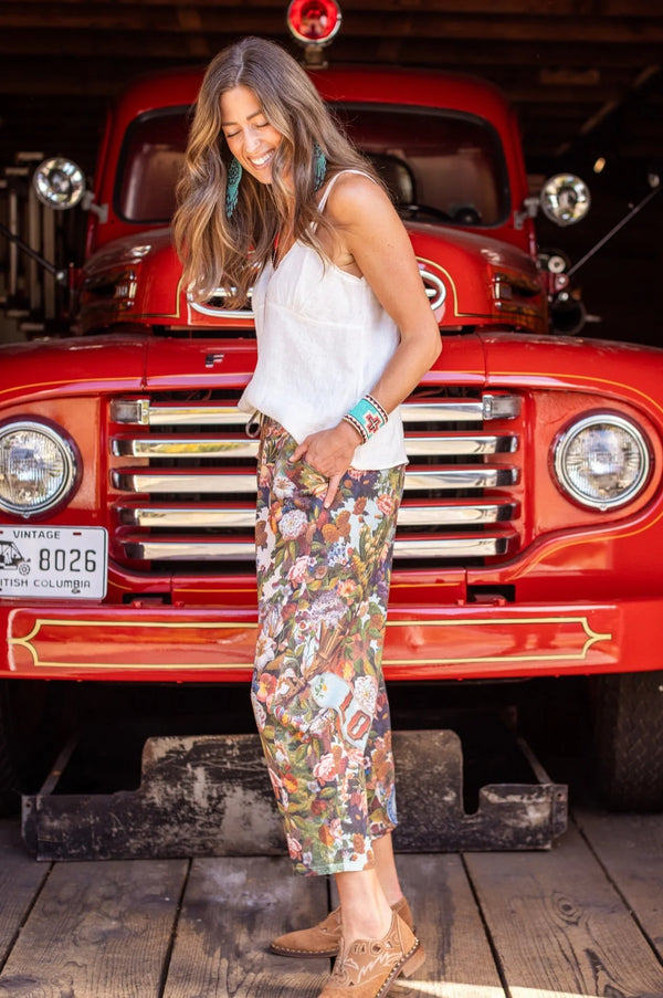 MOTS Linen Crop Artist Pant-Love Language